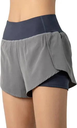 Anna-Kaci Women's Workout Running Shorts Quick Dry with Pocket