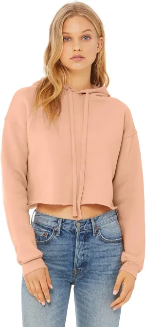 APPAREL GLOBE Women's Cropped Fleece Hoodie