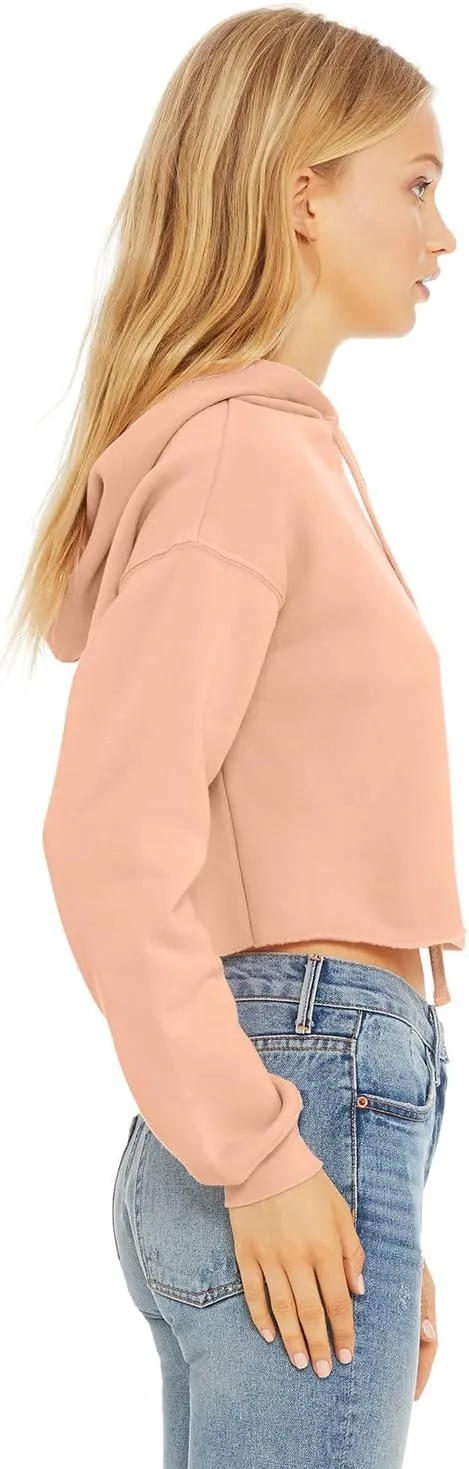 APPAREL GLOBE Women's Cropped Fleece Hoodie