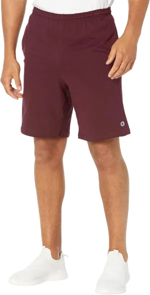 Champion Men's Shorts, Classic Cotton Jersey Athletic Shorts, 9", Long Gym Shorts, Men's Workout Shorts