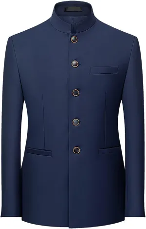 LCMTWX Linen Blazer Men 2024 Tops Men Button Coat Suit Men's Fit One Slim Charm Men's Coats Jackets Casual Suits For Men