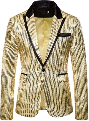 LCMTWX Mens Blazers Men's Fashion Casual Buckle Printed Single-breasted Jacket Coat Fashion Soft Work formal Warm Body