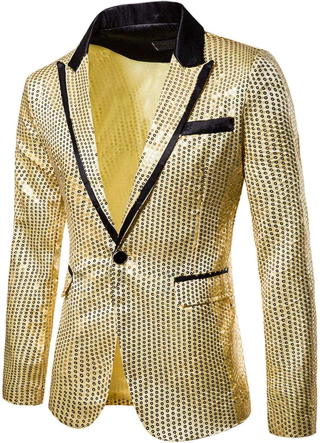 LCMTWX Mens Blazers Men's Fashion Casual Buckle Printed Single-breasted Jacket Coat Fashion Soft Work formal Warm Body