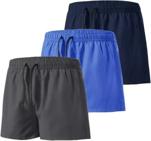 Men's Gym Workout Shorts Quick Dry Athletic Shorts for Men Lightweight Running Shorts with Pockets