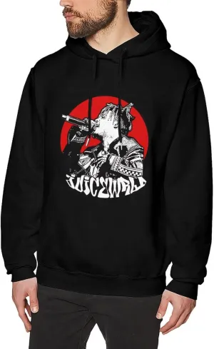 Men's Long Sleeve Pullover Hoodies Fashion 3D Printed Graphic Drawstring Winter Hooded Sweatshirts