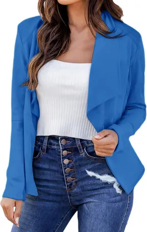 Plus Size Blazers for Curvy Women Office Women Jacket Open Front Work Winter Cardigan Loose Herringbone Jacket