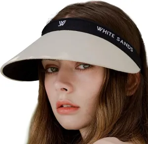 Reversible Linen Sun Cap Two-Tone Sun Visor CHAMELA