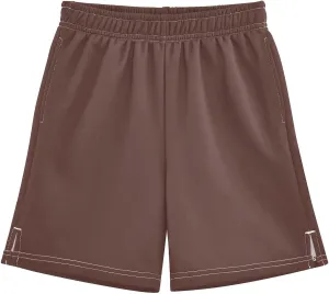 Solid Color Boys Athletic Shorts Quick Dry Active Youth Shorts with Pockets for Kids