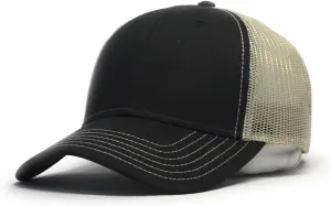 The Vintage Year Two Tone Cotton Twill Mesh Adjustable Trucker Baseball Cap