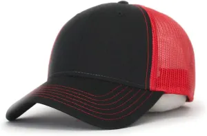 The Vintage Year Two Tone Cotton Twill Mesh Adjustable Trucker Baseball Cap