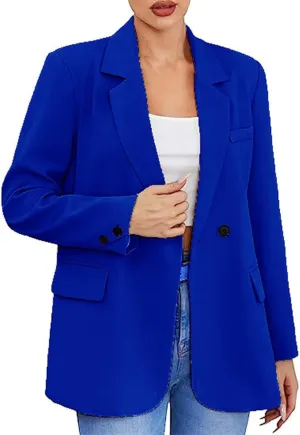 Tweed Blazers for Women Office Womens Tops Long Sleeve Cute Fall Winter Blazer Pluse Size Oversized Jackets