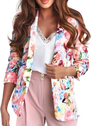 Womens Blazers Dressy Casual Causal Women's Jackets Open Front Prtite Novelty Jacket Fit It Oversized Blazer