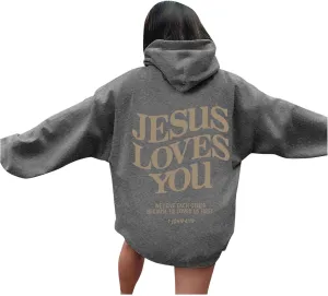 Womens Casual Long Sleeve Graphic Tee Shirts Hooded Sweatshirts Pullover Tops For Women