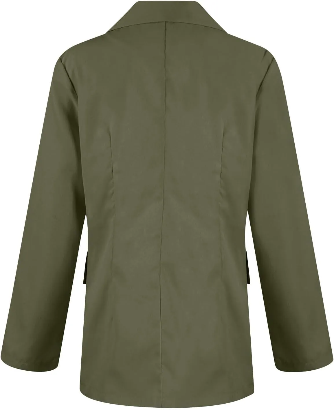 Womens Jackets Dressy Casual Business Blazers Long Sleeve Lapel Open Front Button Work Blazer Work Office Suit Jackets